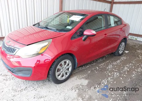 2012 Kia Rio Ex из США, поврежденный, VIN KNADN4A37C6063632